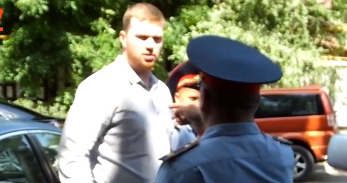 Александр Кузнецов сразу после вынесения приговора судом первой инстанции