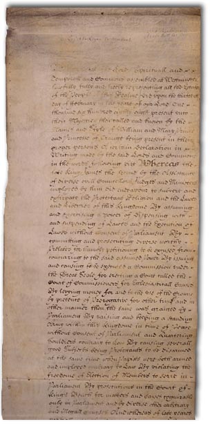 Английский билль о правах 1689 года