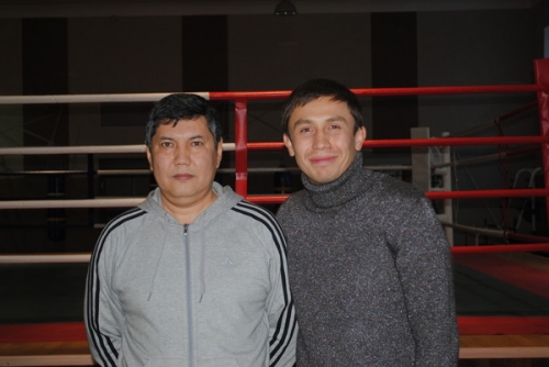 Галым Кенжебаев и Геннадий Головкин. Фото: confederation.kz