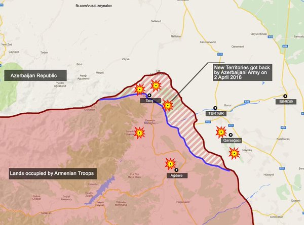 война в Нагорном Карабахе, апрель 2016