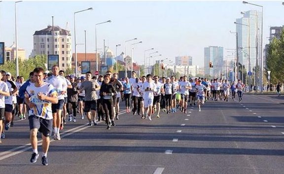 Астана марафон. Фото из Instagram Карима Масимова