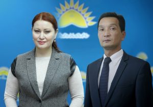 Маржан Дусенбаева и Марат Абсаттаров