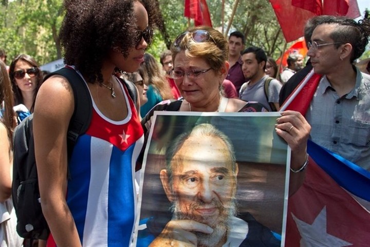 Траур по Фиделю Кастро