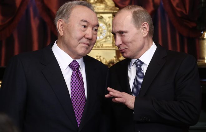 Путин и Назарбаев. Фото: webmegapro.ru