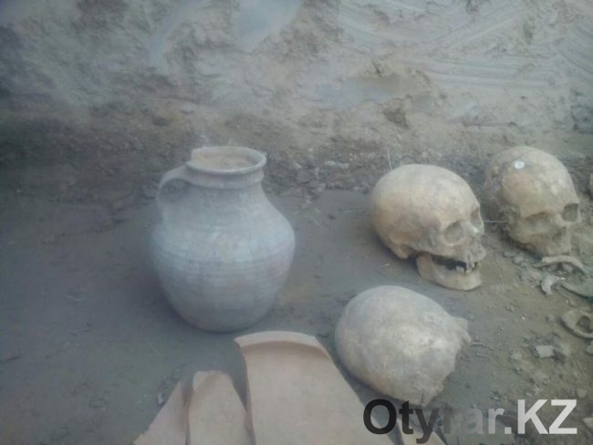 Археологическая находка в Шымкенте