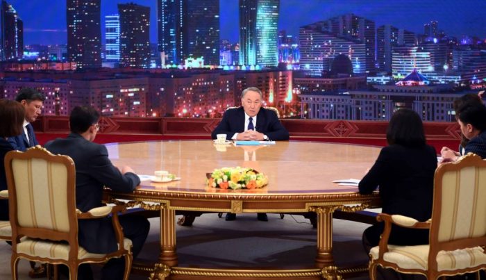 Встреча Нурсултана Назарбаева с представителями СМИ 