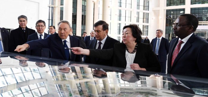 Назарбаев и Мирзиёев