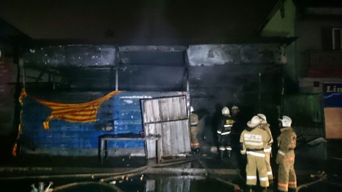 пожар в чайхане по улице Бокейханова