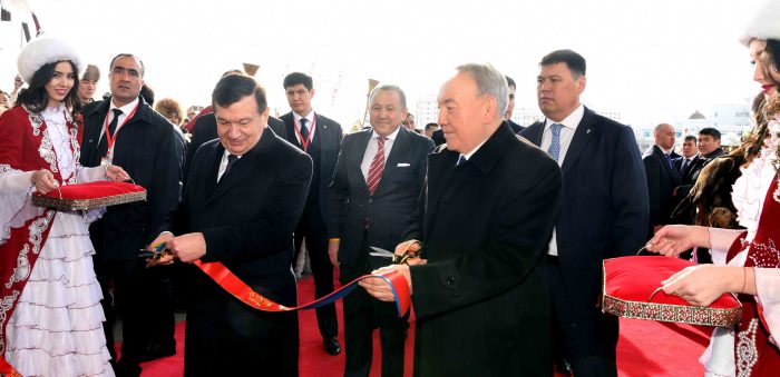 Назарбаев и Мирзиёев