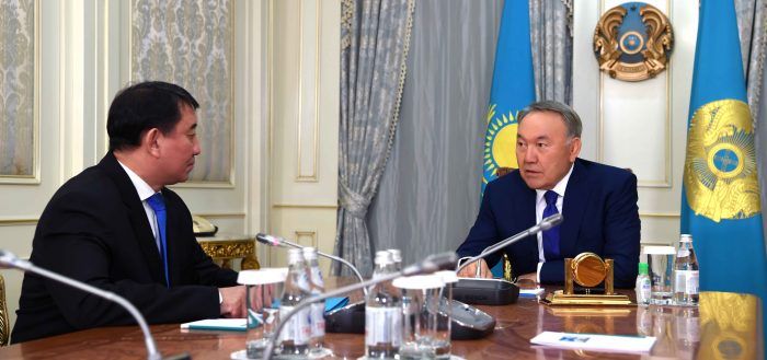 Назарбаев и Байжанов