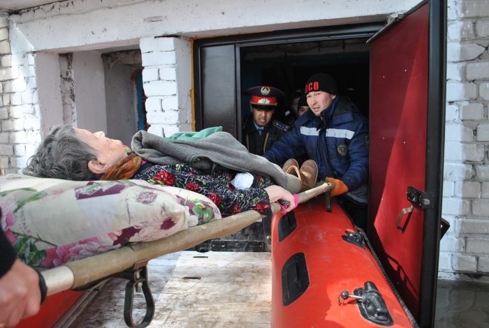 эвакуация жителей поселка Кожзавод