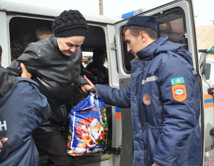 эвакуация жителей поселка Кожзавод