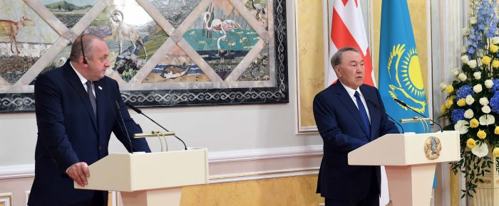 назарбаев и маргвелашвили