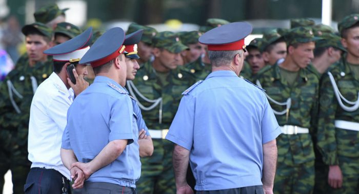 Милиционеры Таджикистана