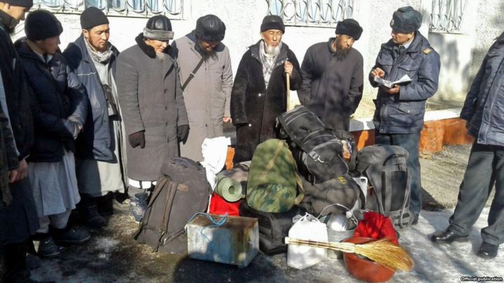 Задержанные члены группы Йакын Инкар в Джалал-Абадской области