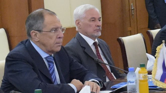 Министр иностранных дел РФ Сергей Лавров и Миргаяс Ширинский