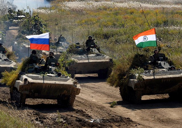 Совместные военные учения России и Индии