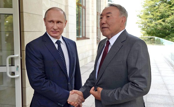 Путин Назарбаев