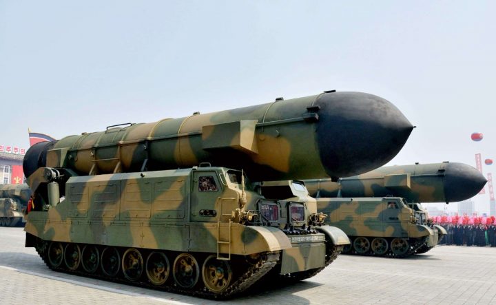 Северокорейская мобильная пусковая установка