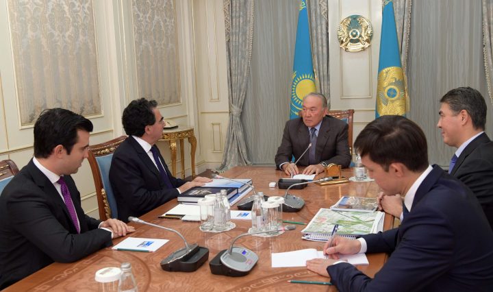 Назарбаев и испанец