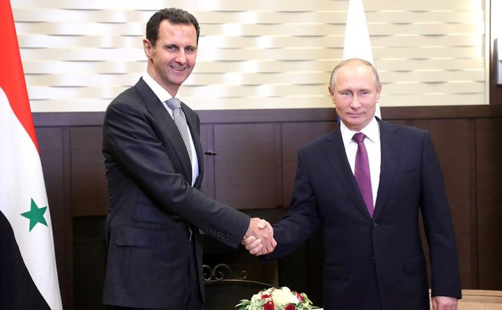 Башар Асад и Владимир Путин. Фото: пресс-служба Кремля