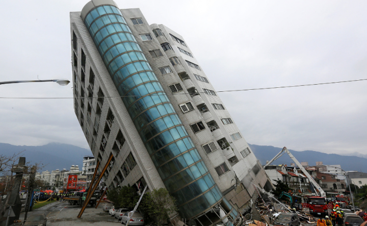 Землетрясение Тайвань