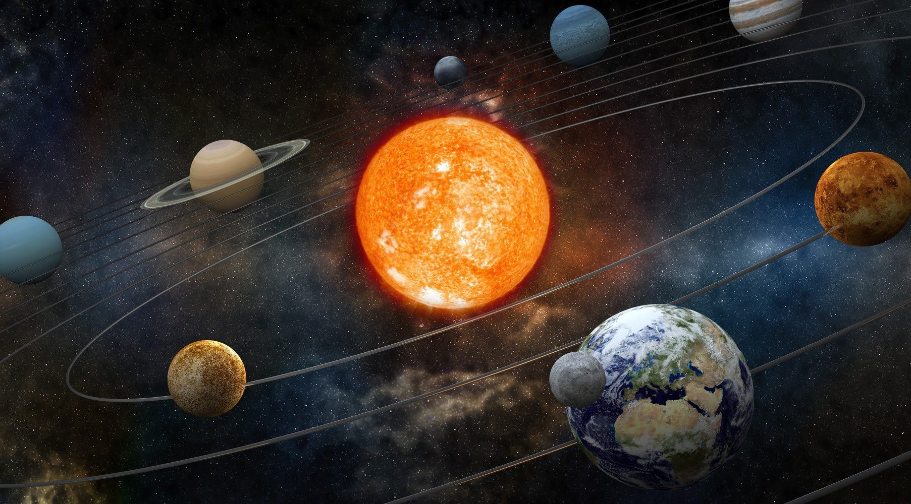 Солнечная система. Кадр c YouTube