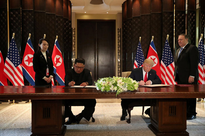 Трамп Ким Чен Ын. Фото: Reuters