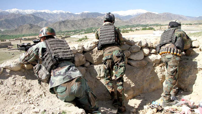 афганские военные