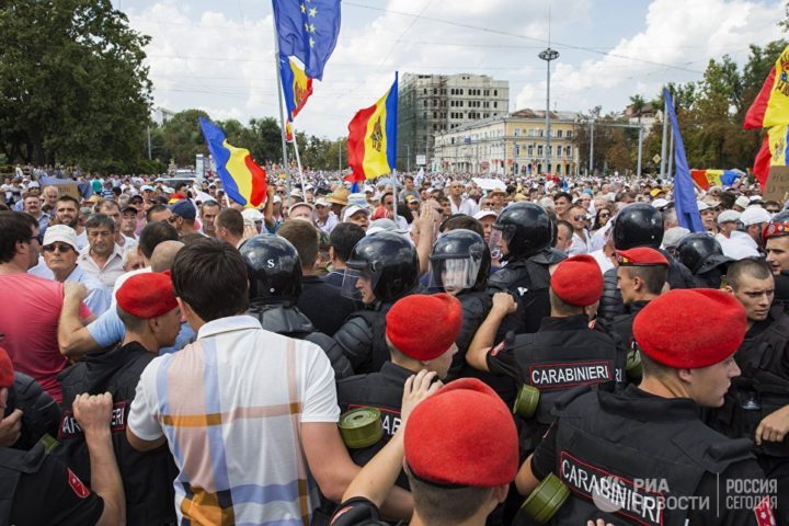 Беспорядки в Кишиневе, Молдова