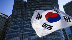 Флаг Республики Корея Сеул