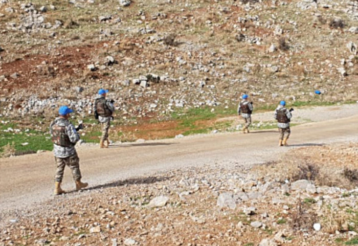 Казахстанские миротворцы ведут патрулирование. Ливан, ноябрь 2018 года
