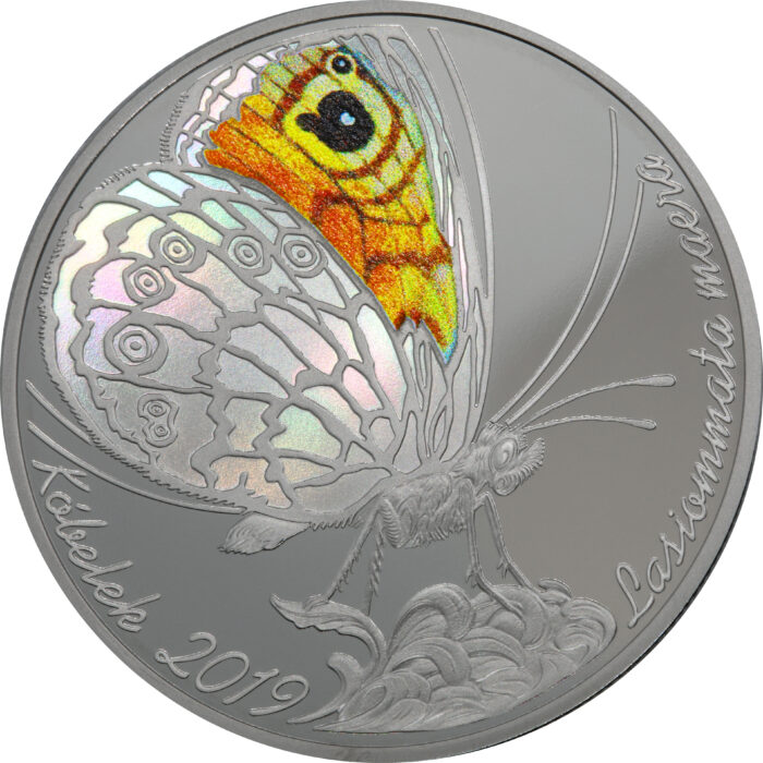 коллекционная монета бабочка